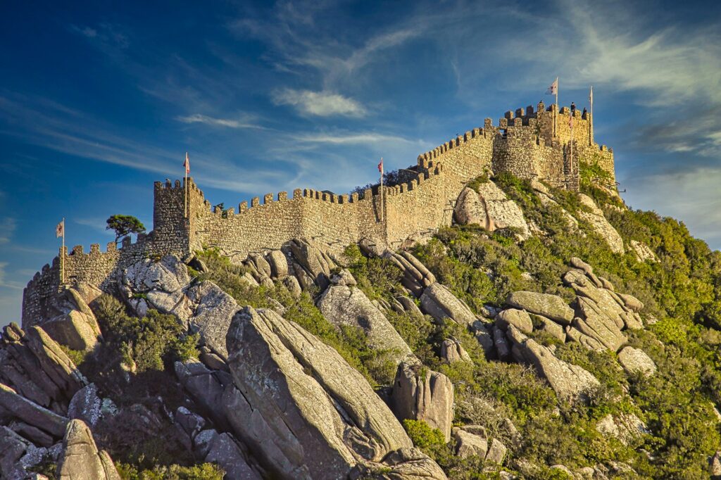 Castle of the Moors in Sintra, Portugal