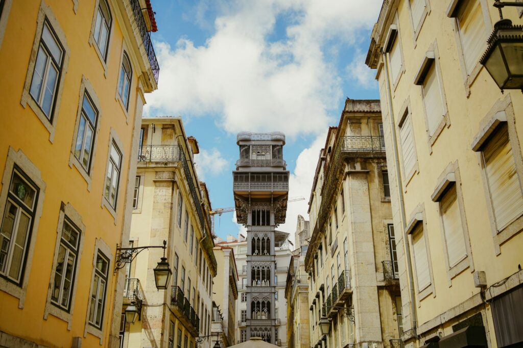 Santa Justa Lift in Lisbon