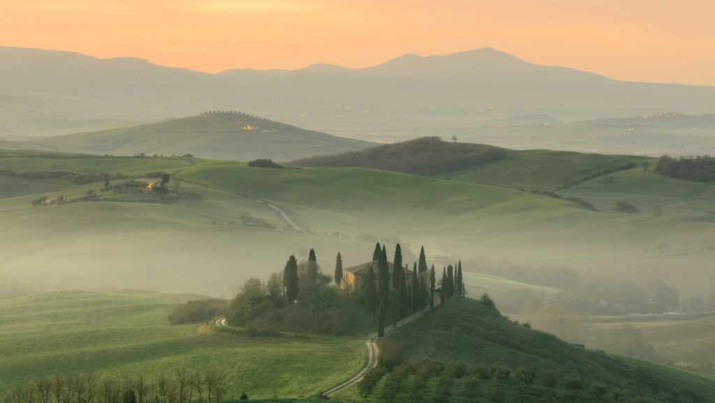 Tuscan landscape in Italy