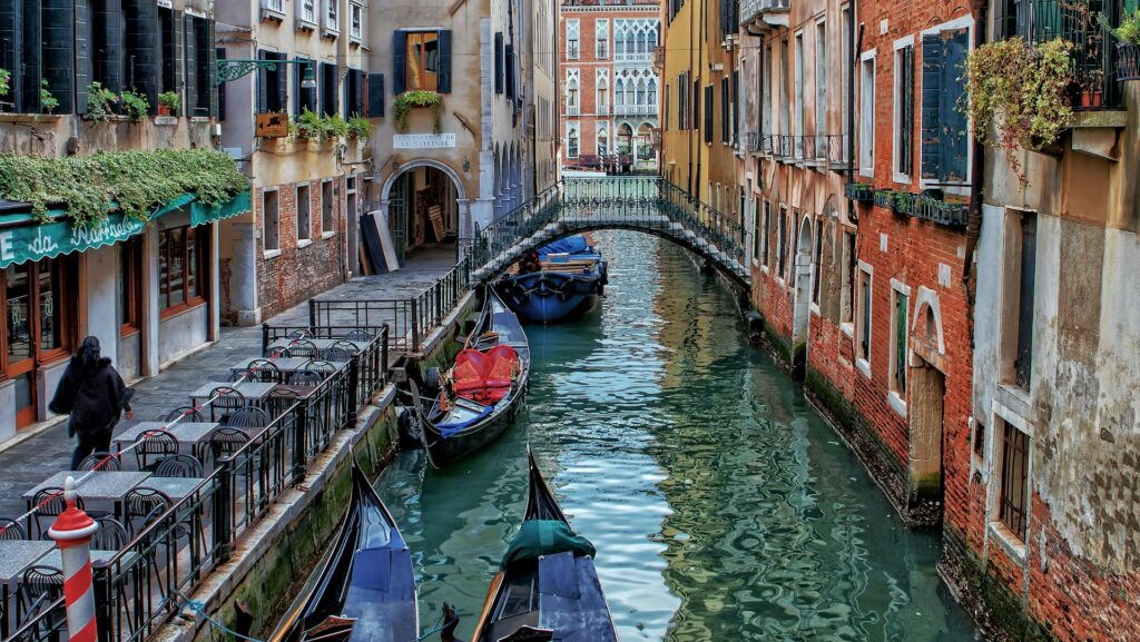 Venice Canals during a trip to Italy