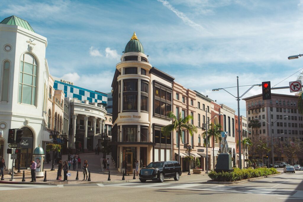 Beverly Hills in Los Angeles, USA