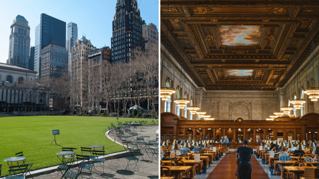 Bryant Park and the New York Public Library