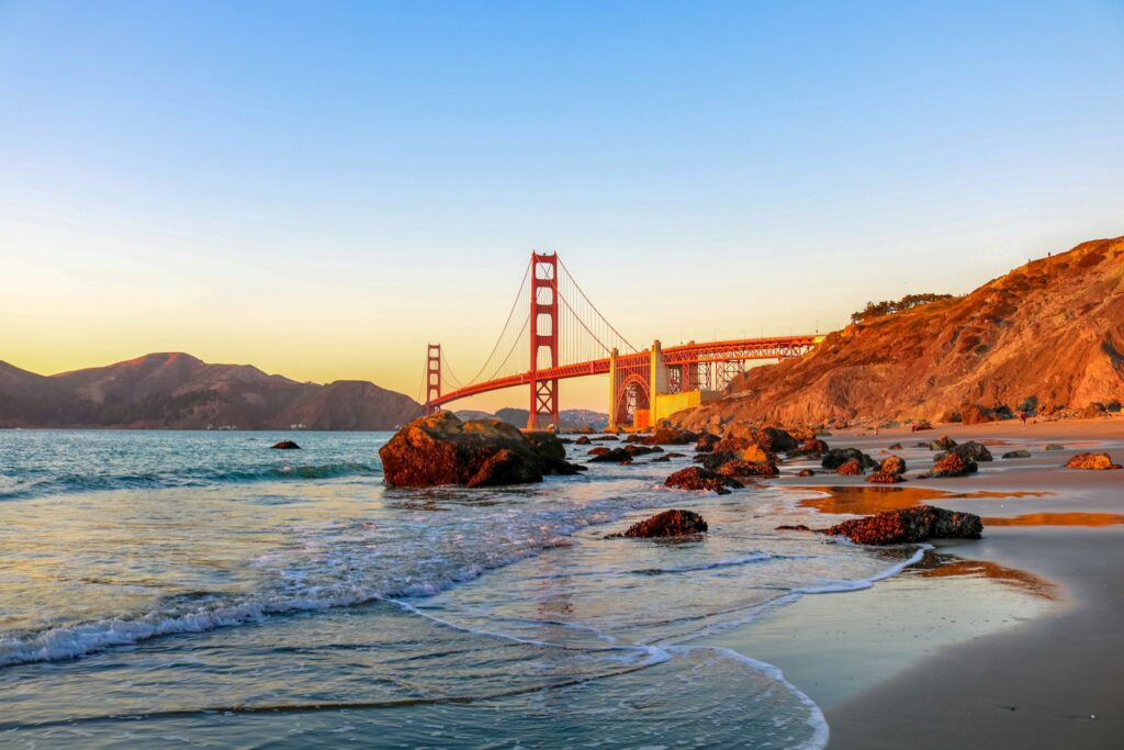 Golden Gate Bridge in San Francisco, USA