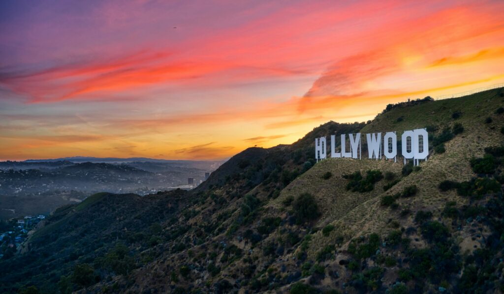 Hollywood Sign in Los Angeles, USA