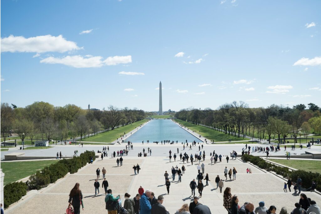 National Mall in Washington DC, USA