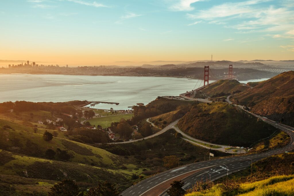 San Francisco Road in California