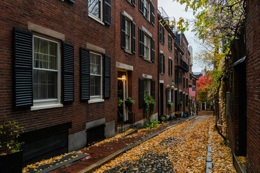 The Beacon Hill in Boston, USA