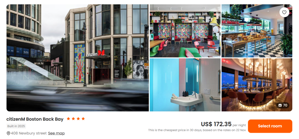 citizenM Boston Back Bay